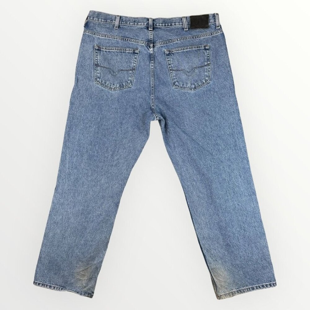 Harley Davidson Motorcycles Mens Traditional Fit Denim Jeans Blue Medium Wash